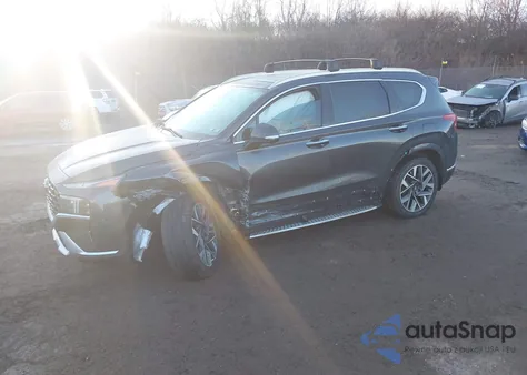 2021 Hyundai Santa Fe Calligraphy z USA, uszkodzony, nr VIN 5NMS5DAL3MH360167